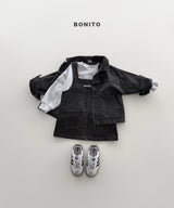 ［Bonito］Rib denim jacket