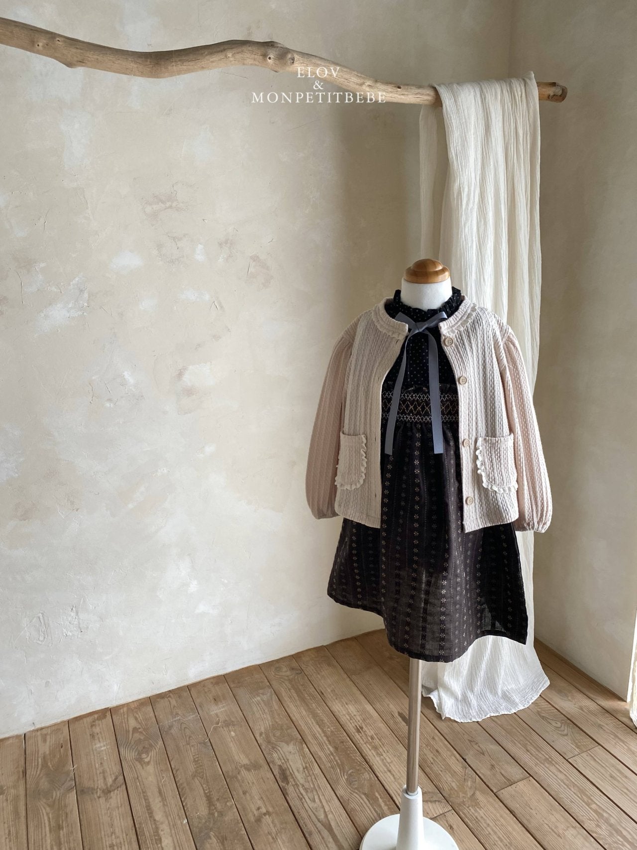 ［Mon petit bebe］Vanilla cardigan