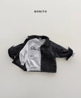 ［Bonito］Rib denim jacket