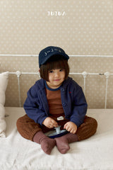［jujua］Waffle hood jacket
