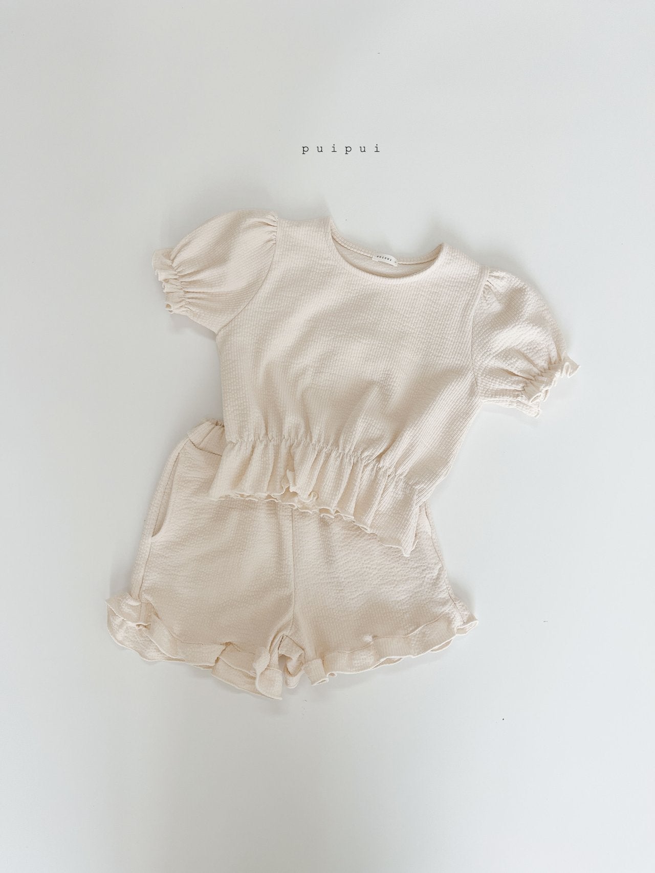 ［puipui］Cover frill set