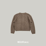 ［BELLOT］Alpha wool cardigan (mom)