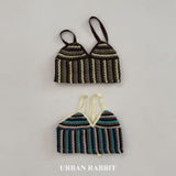［URBAN RABBIT］Bohemian knit top