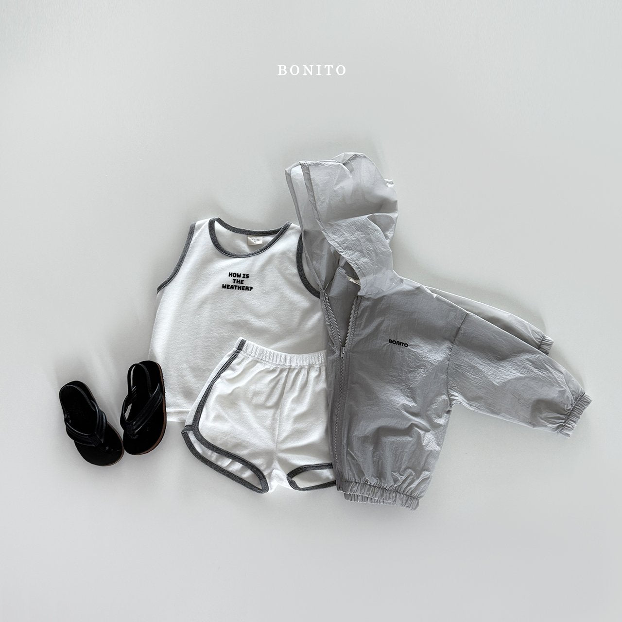 ［Bonito］Weather sleeveless set