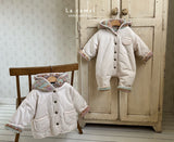 ［La.camel］Candy reversible padding jacket