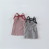 ［Bonito］Stripe sleeveless one-piece