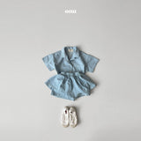 ［onu］Denim skirt pants