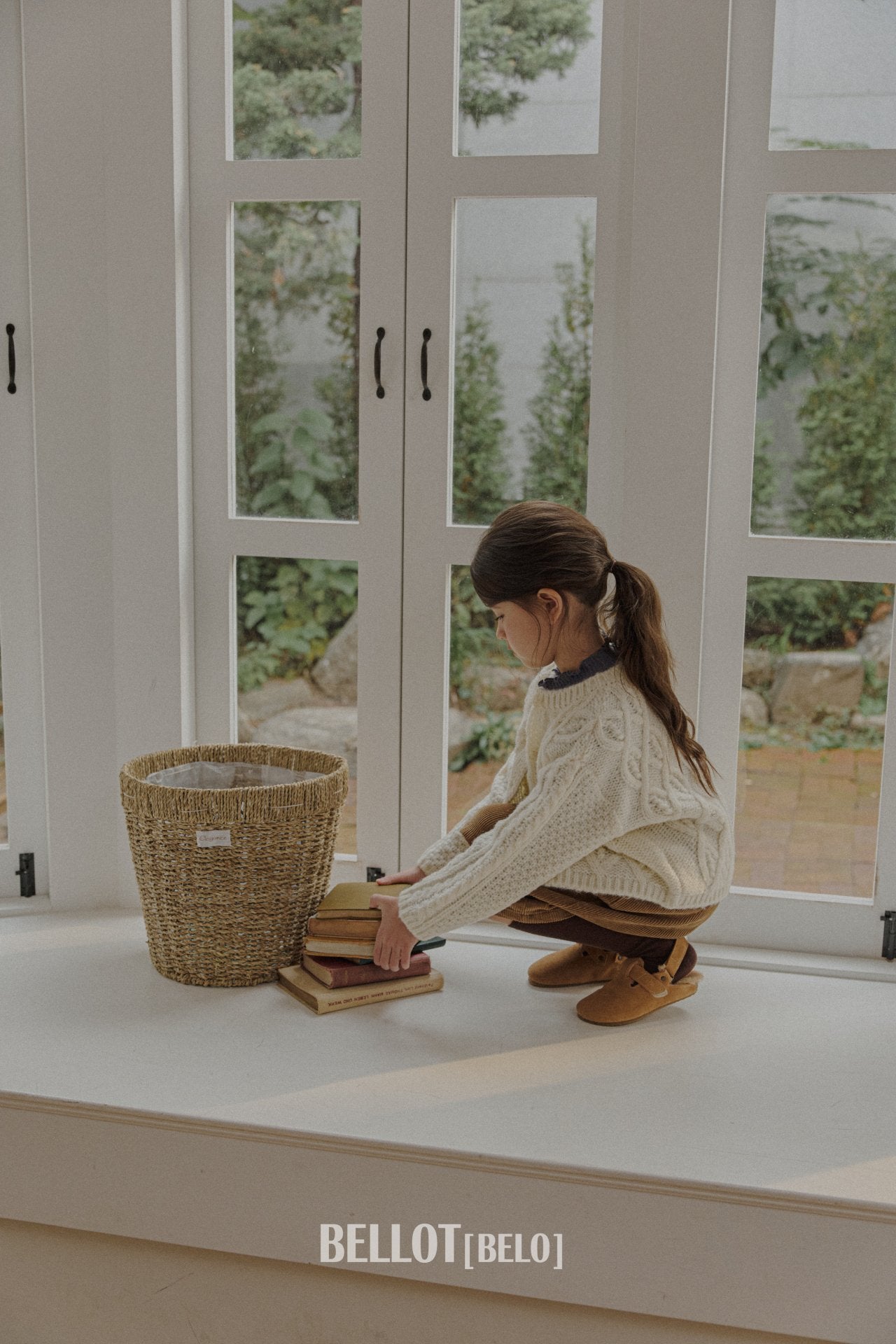 ［BELLOT］Alpha wool cardigan (kids)