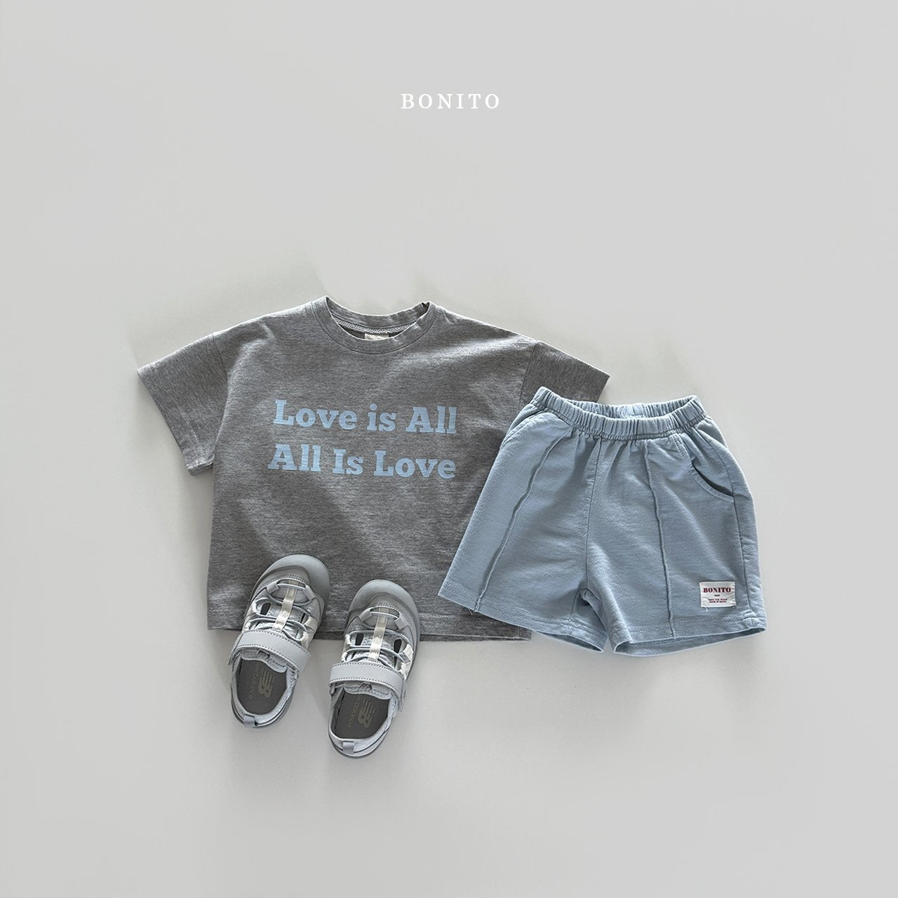 ［Bonito］Love is all tee (baby, kids, adult)