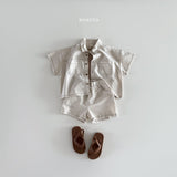 ［Bonito］Two pocket linen set