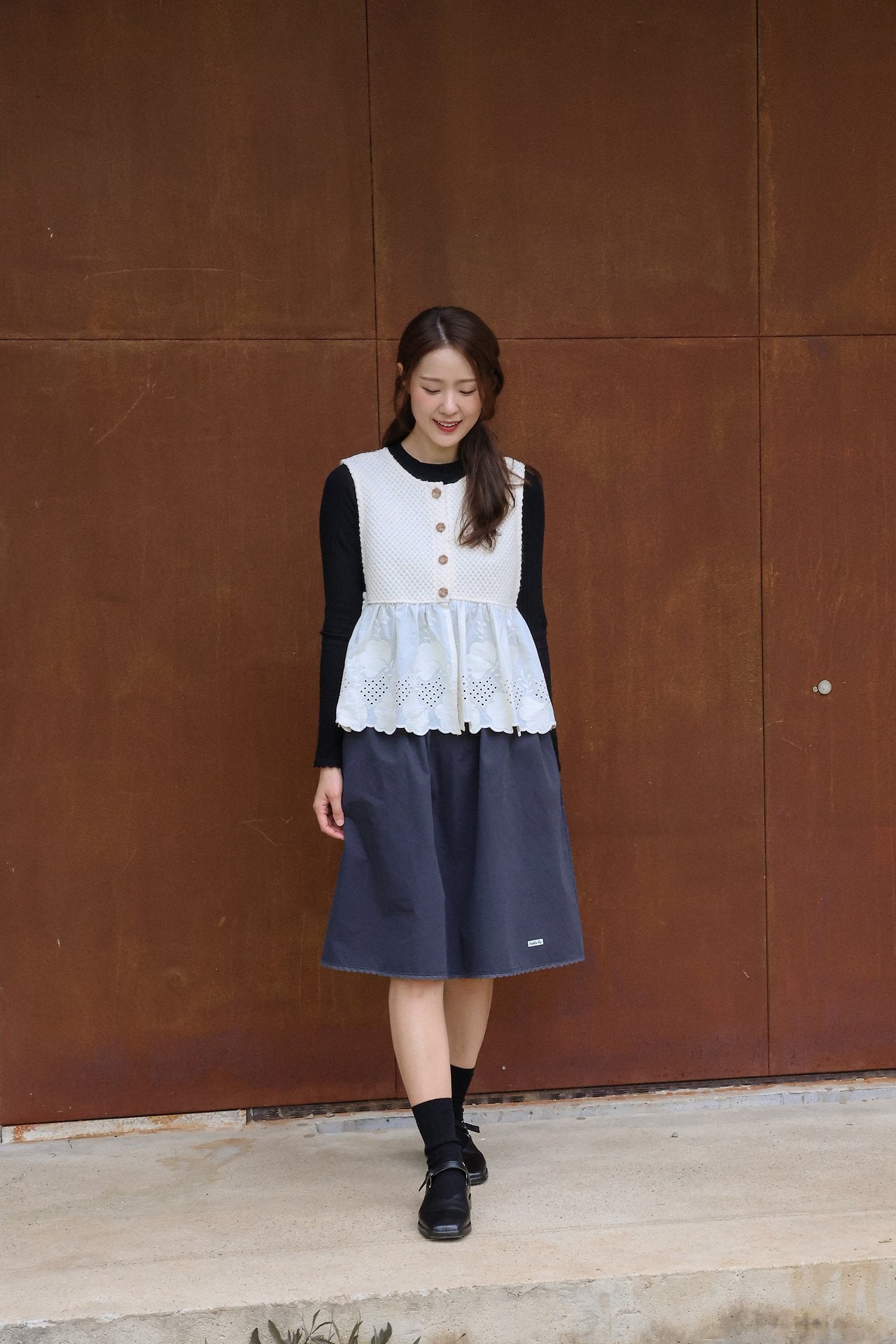 [FLO] Layered lace vest(adult)