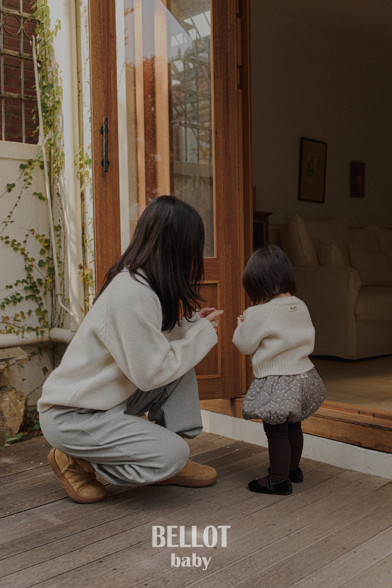 ［BELLOT］Via wool knit (mom)