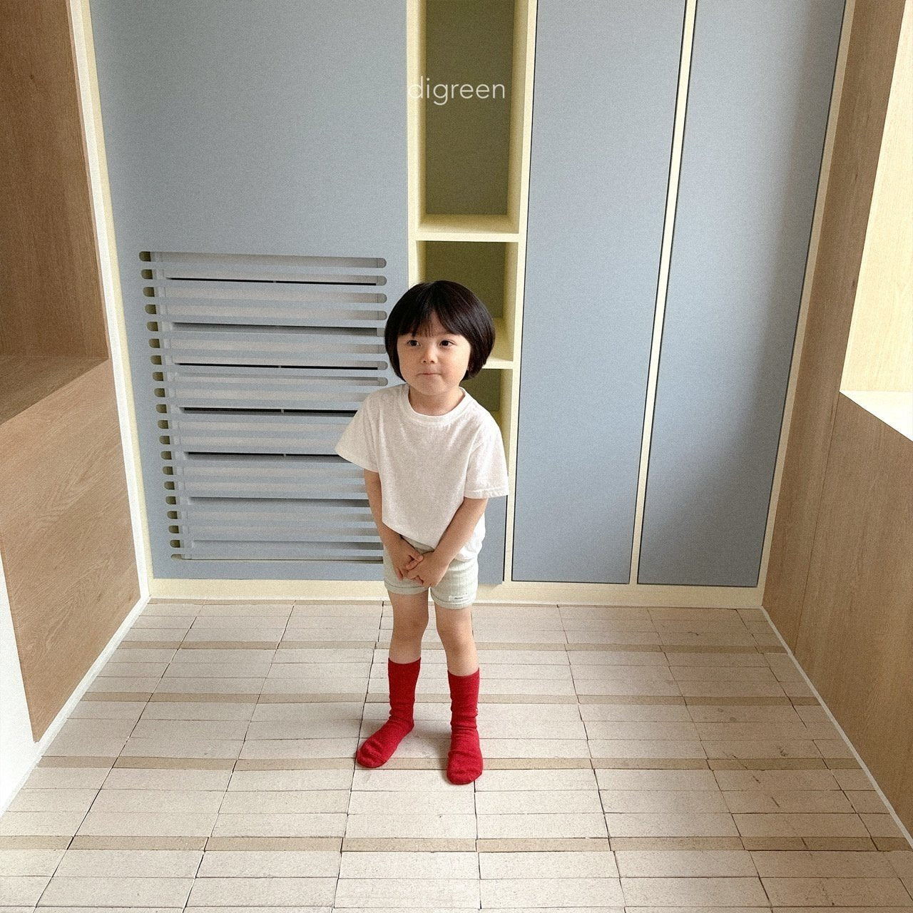［digreen］Milk short leggings