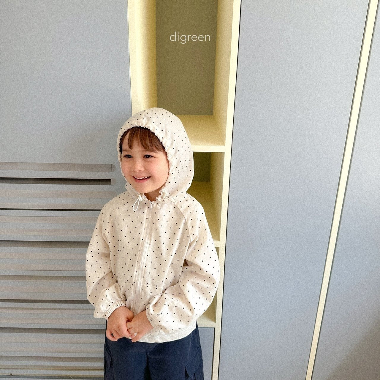 ［digreen］Dot wind breaker
