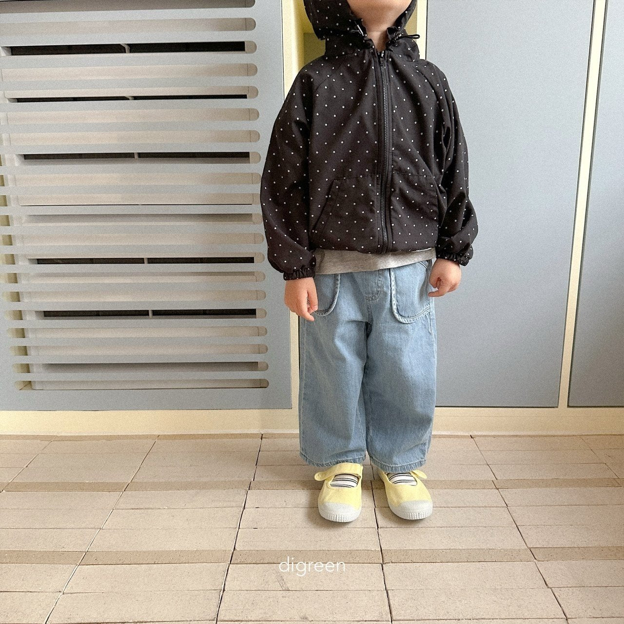 ［digreen］Dot wind breaker