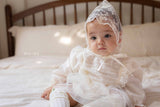 ［mkids］Chocolate lace bonnet