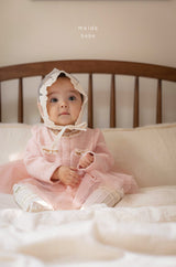 ［mkids］Chocolate lace bonnet