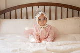 ［mkids］Chocolate lace bonnet