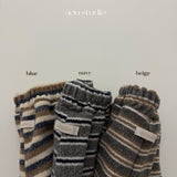 ［aou studio］Cookie stripe jogger
