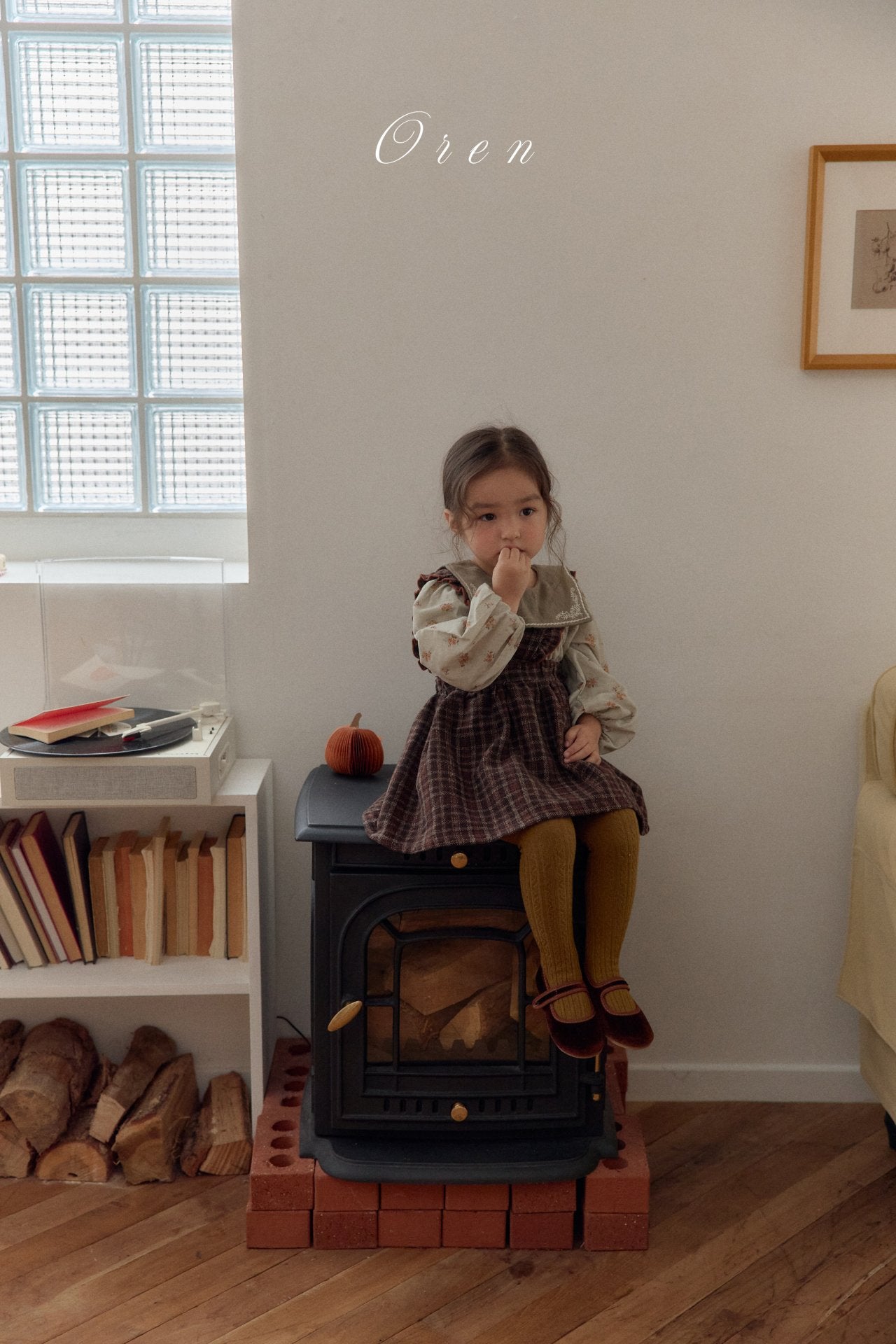 ［OREN］Nanette embroidery blouse