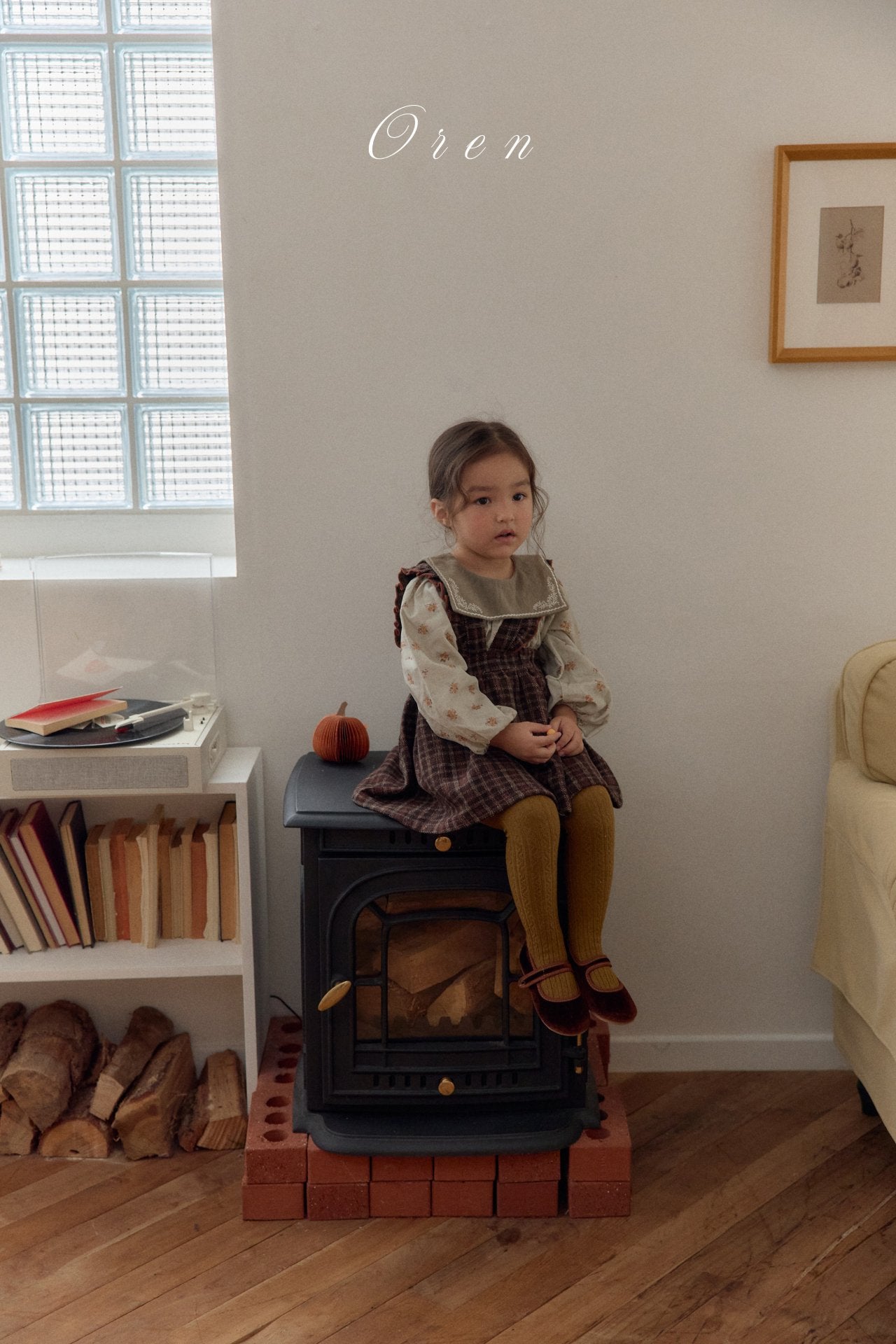 ［OREN］Nanette embroidery blouse