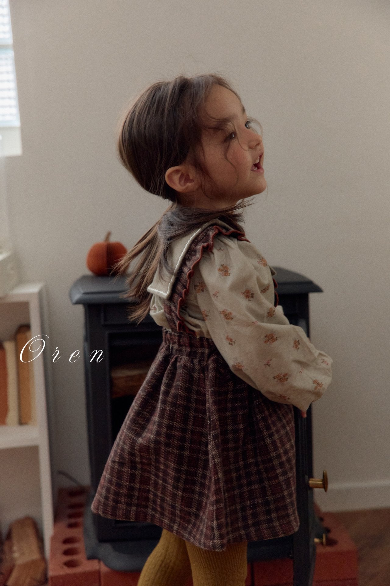 ［OREN］Nanette embroidery blouse