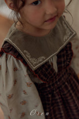 ［OREN］Nanette embroidery blouse