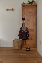 ［OREN］Belloti flower knit cardigan