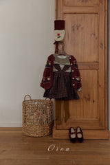 ［OREN］Belloti flower knit cardigan