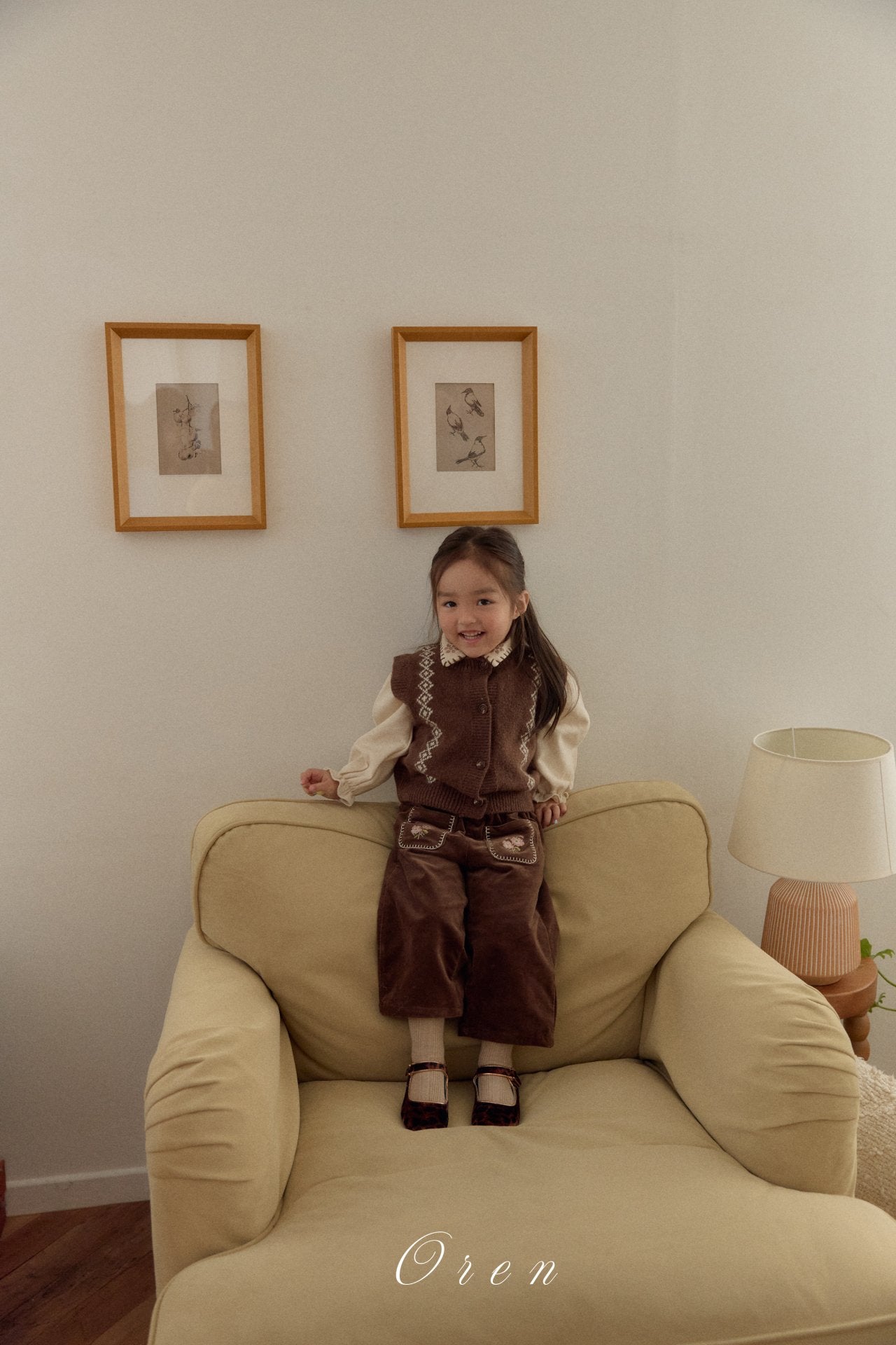 ［OREN］Natuur knit vest