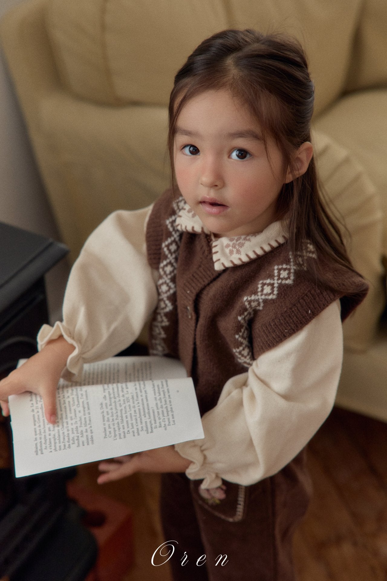 ［OREN］Assy mellow blouse