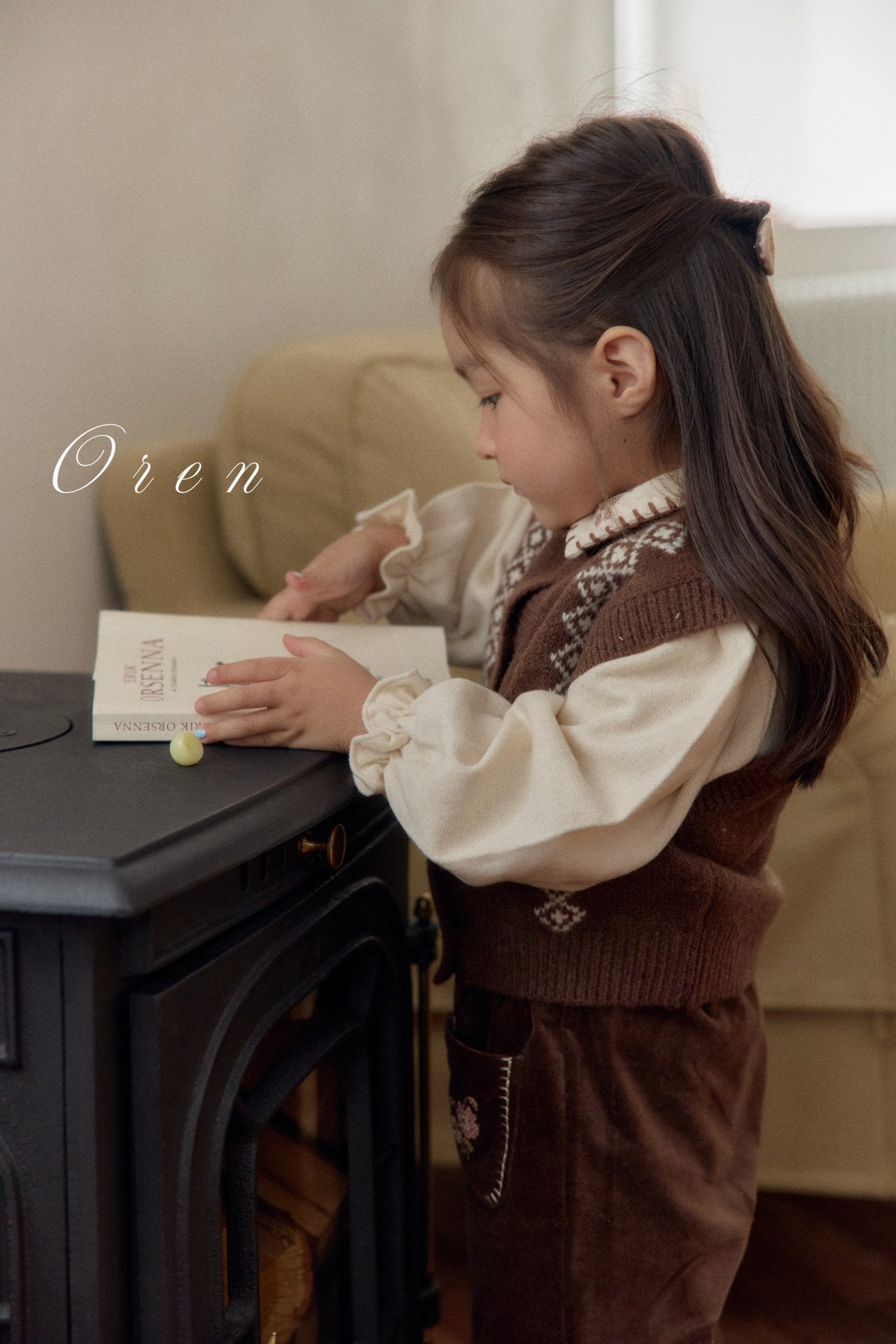 ［OREN］Natuur knit vest