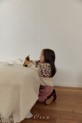 ［OREN］Reversible knit cardigan