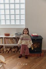 ［OREN］Reversible knit cardigan