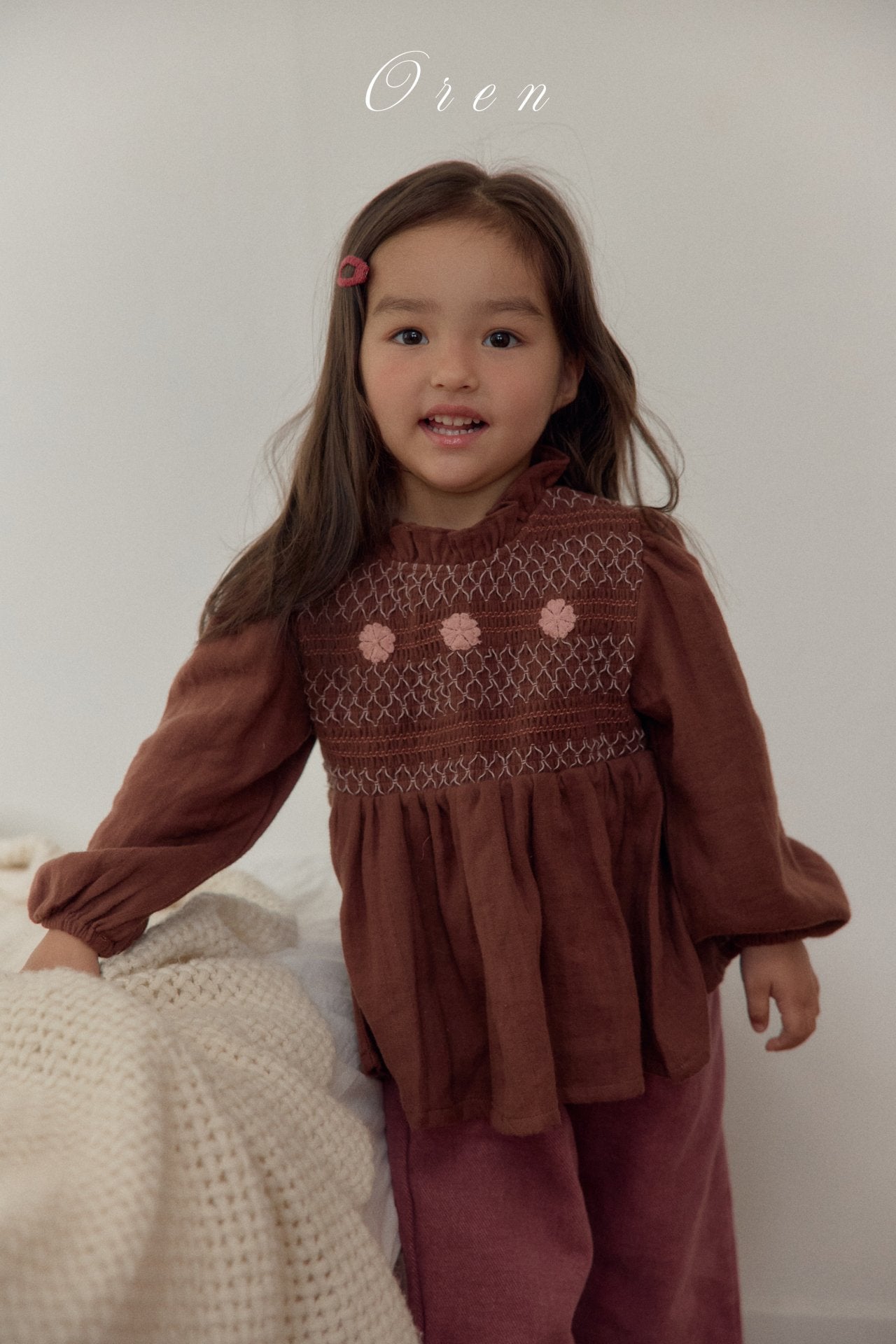 ［OREN］Rowan smock blouse