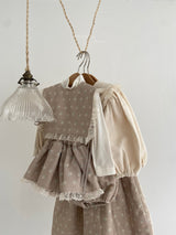 ［Anne shirley］Ange lace bustier (flower)