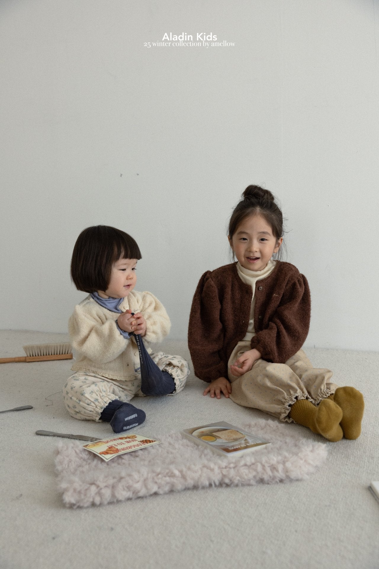 ［aladin］Soft puff cardigan