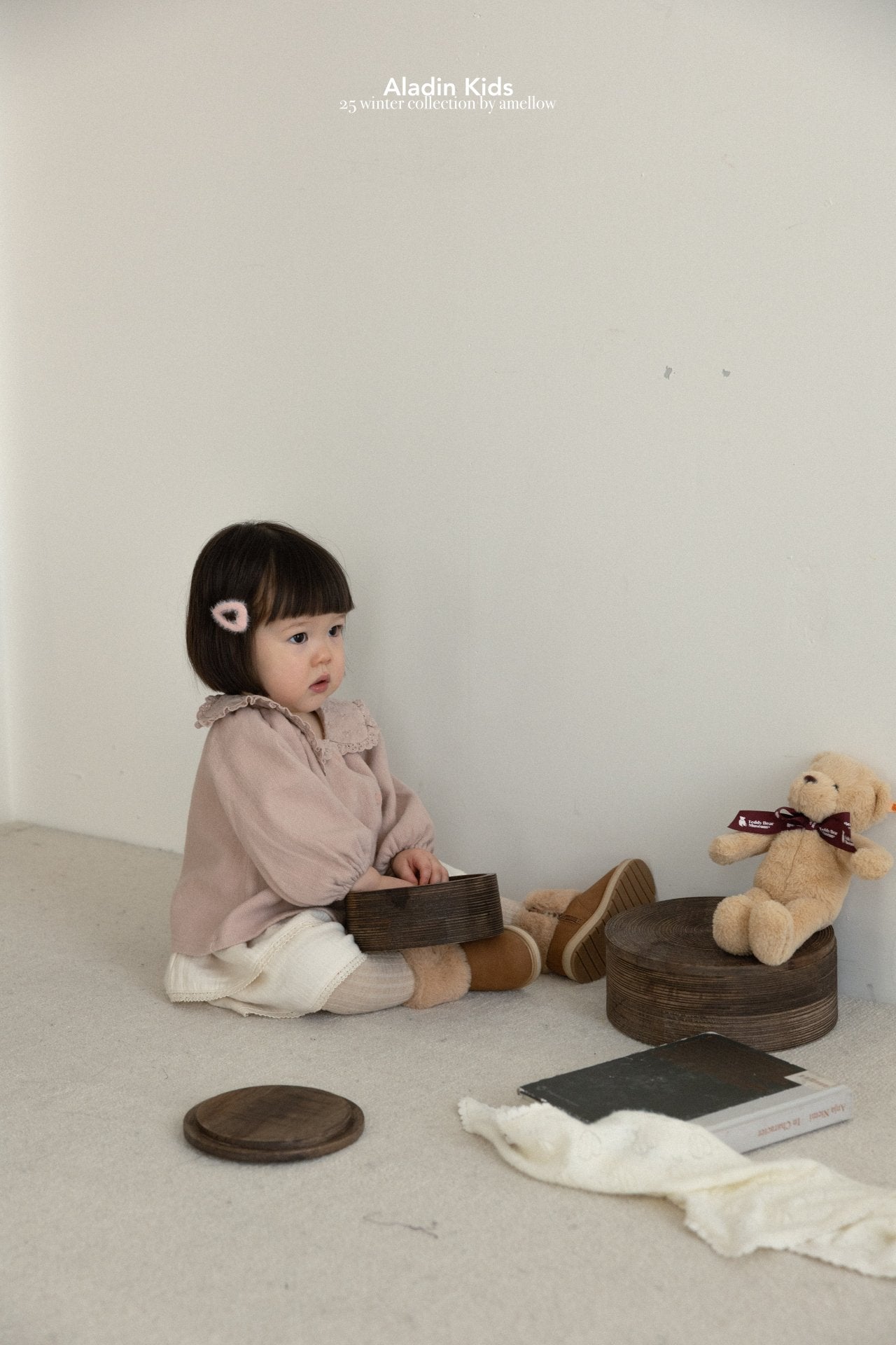 ［aladin］Lace collar blouse