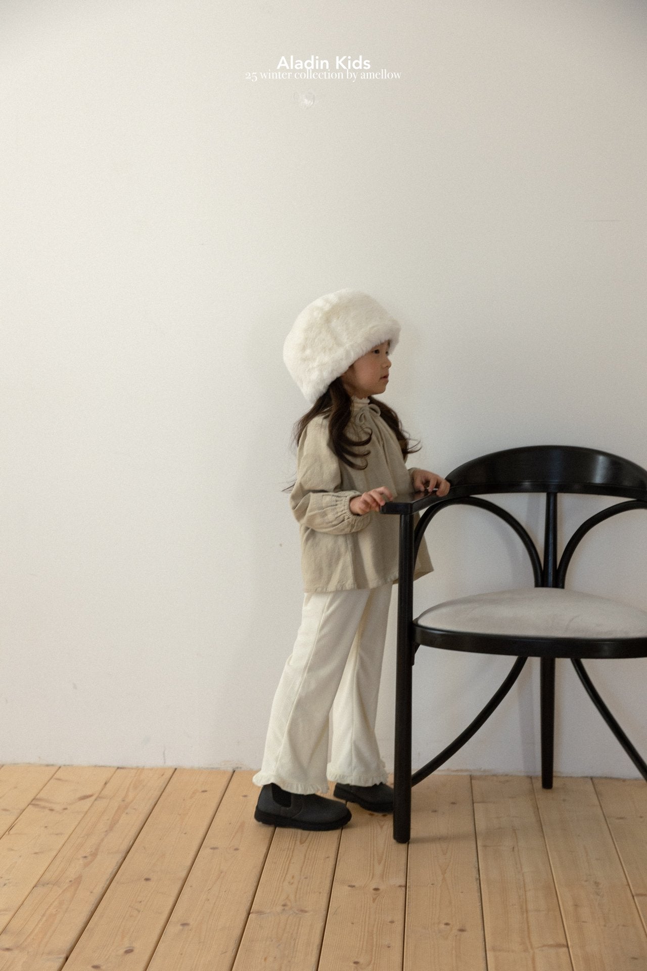 ［aladin］Warm ribbon blouse