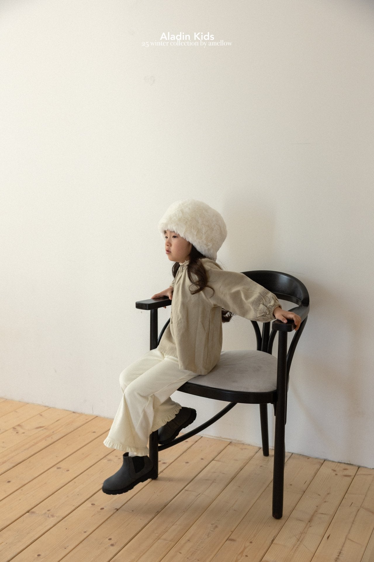 ［aladin］Warm ribbon blouse