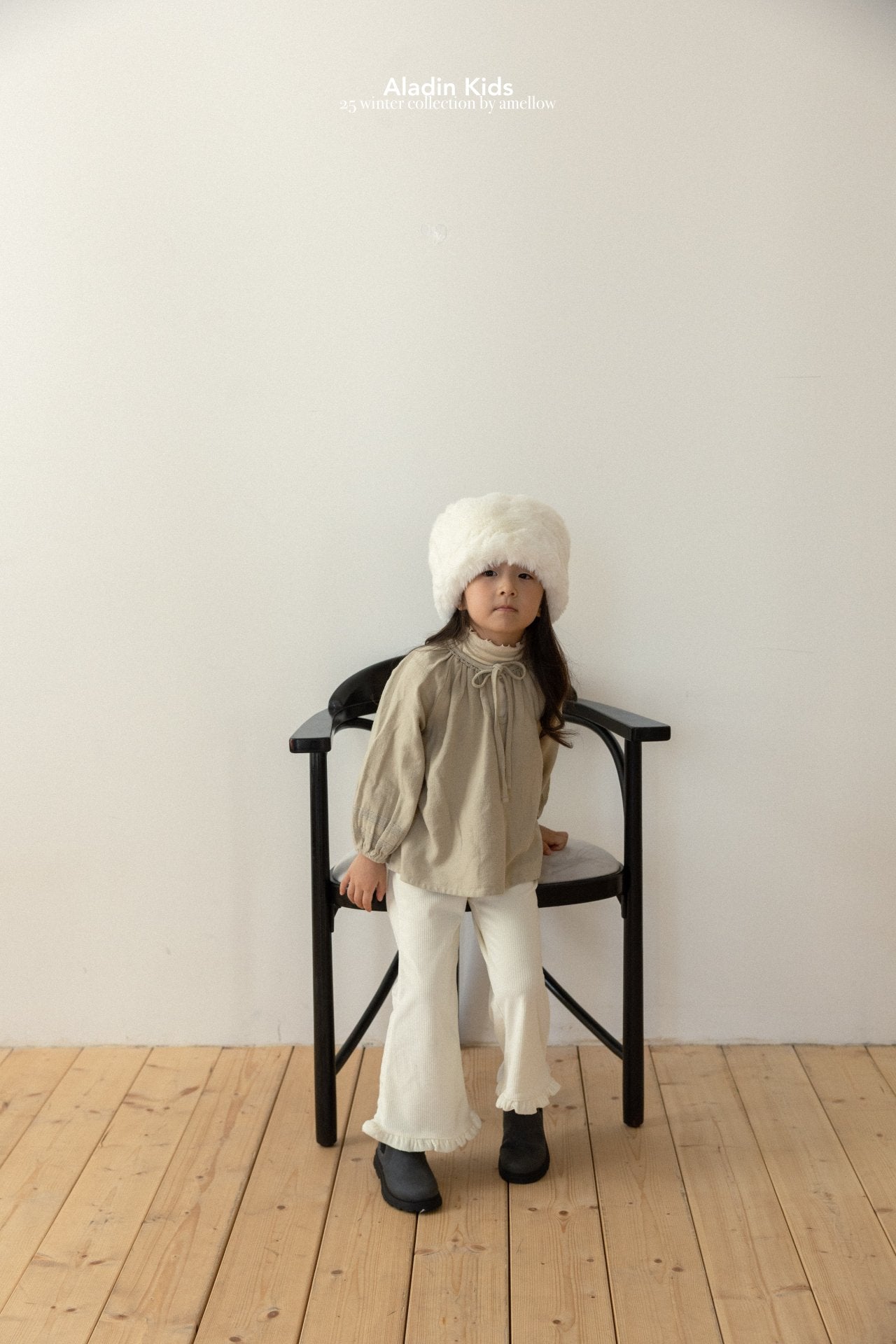 ［aladin］Warm ribbon blouse