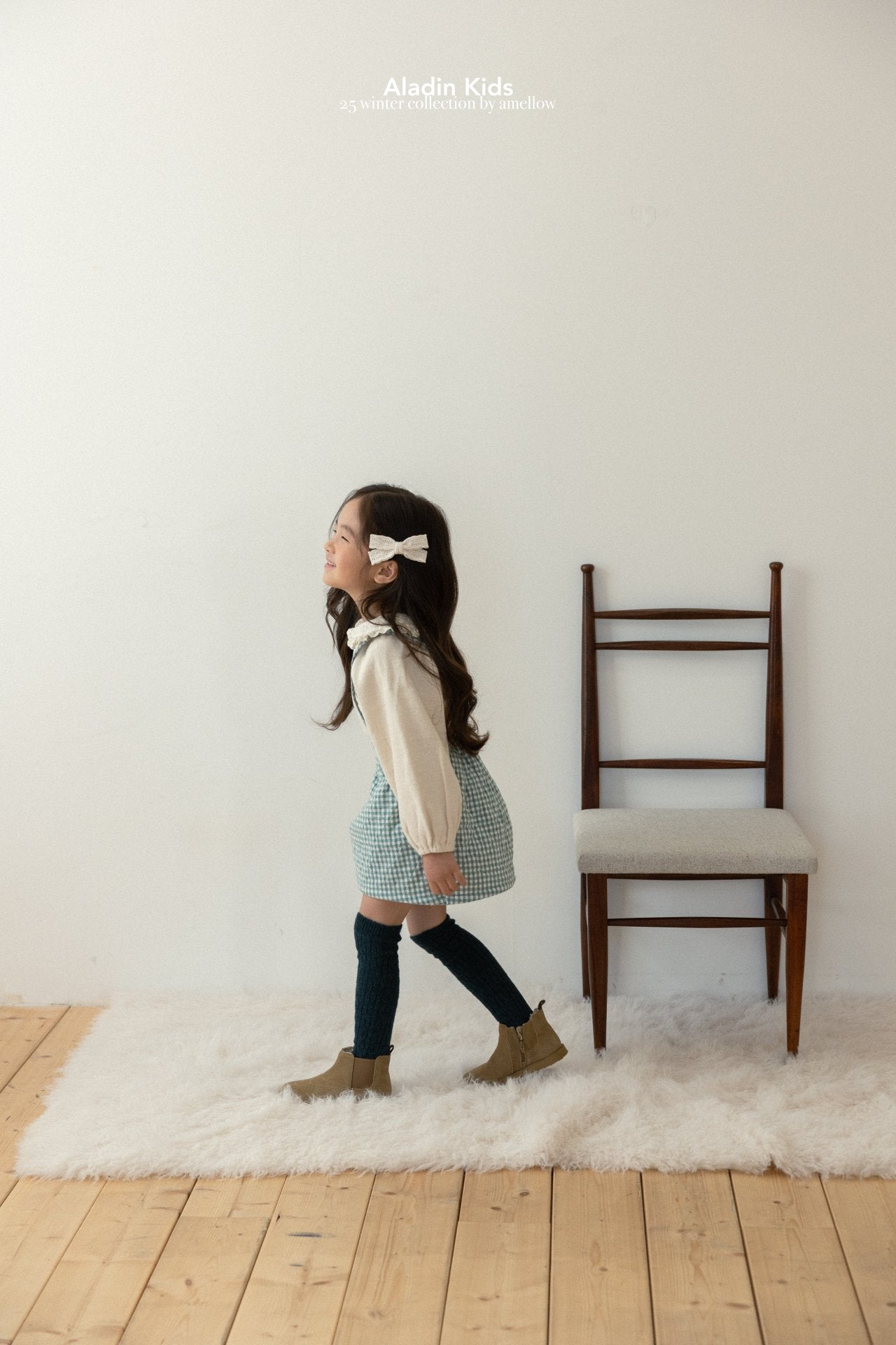 ［aladin］Lace collar blouse