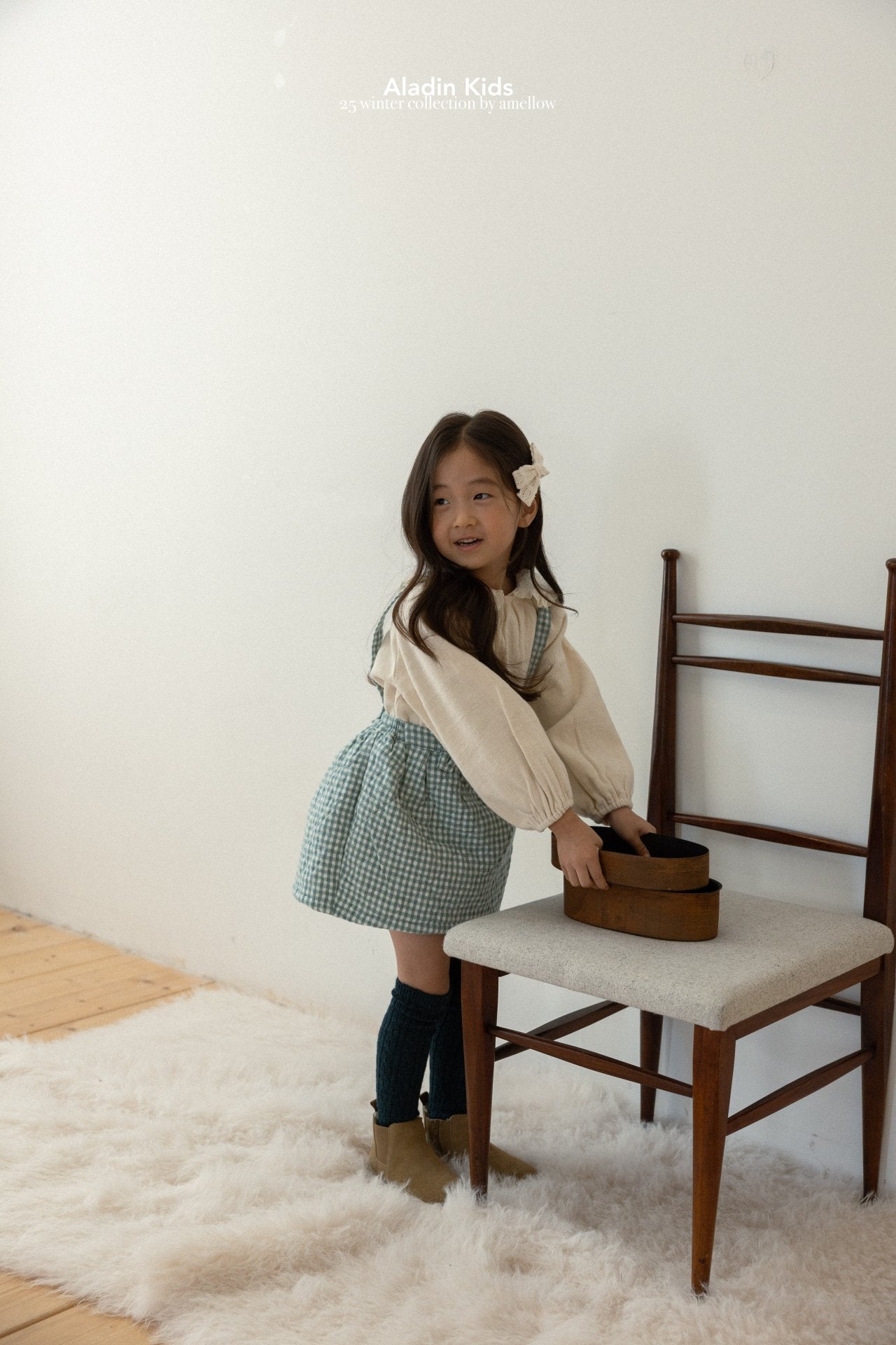 ［aladin］Lace collar blouse