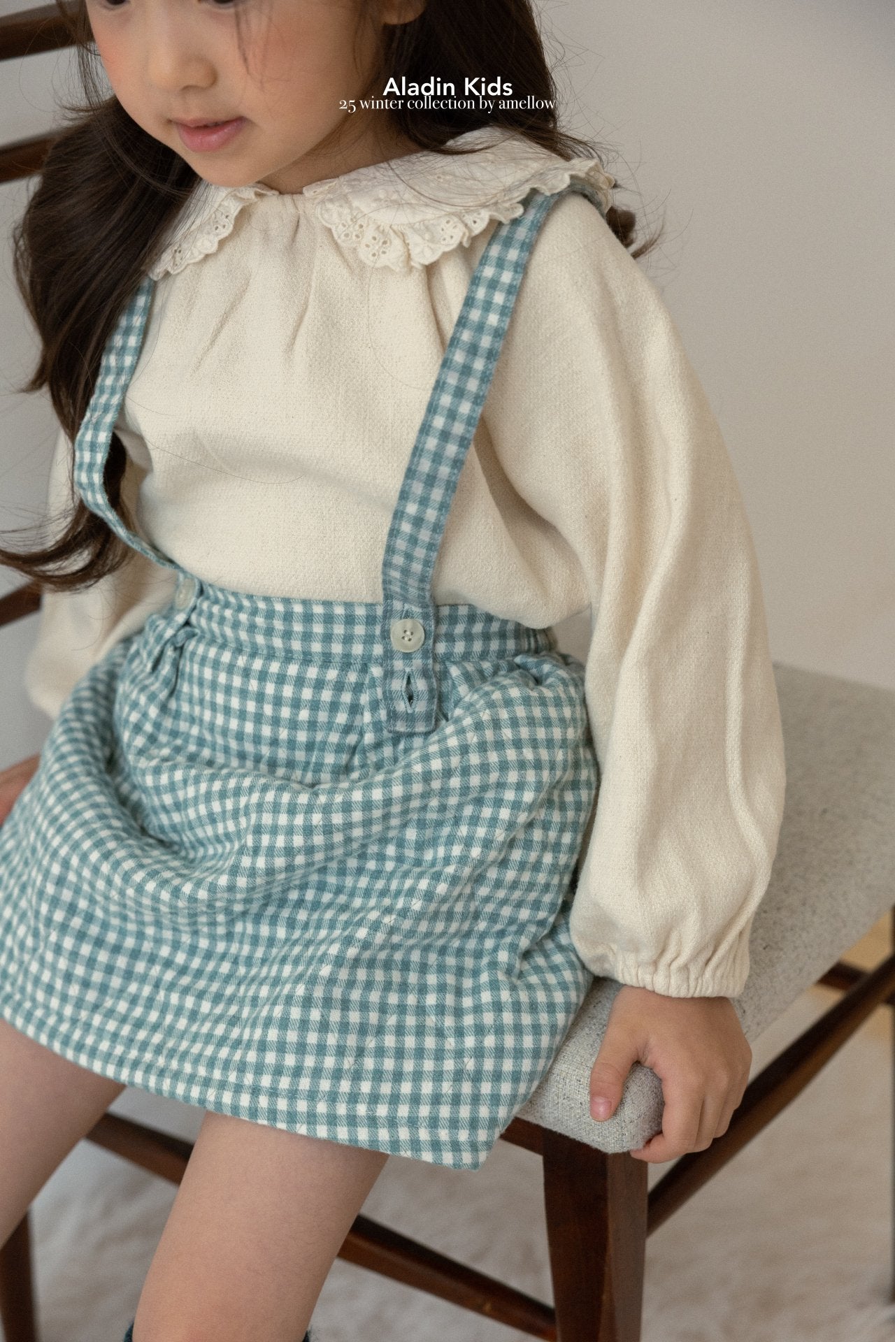 ［aladin］Lace collar blouse