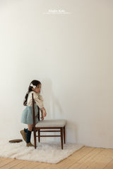 ［aladin］Check padding suspender skirt