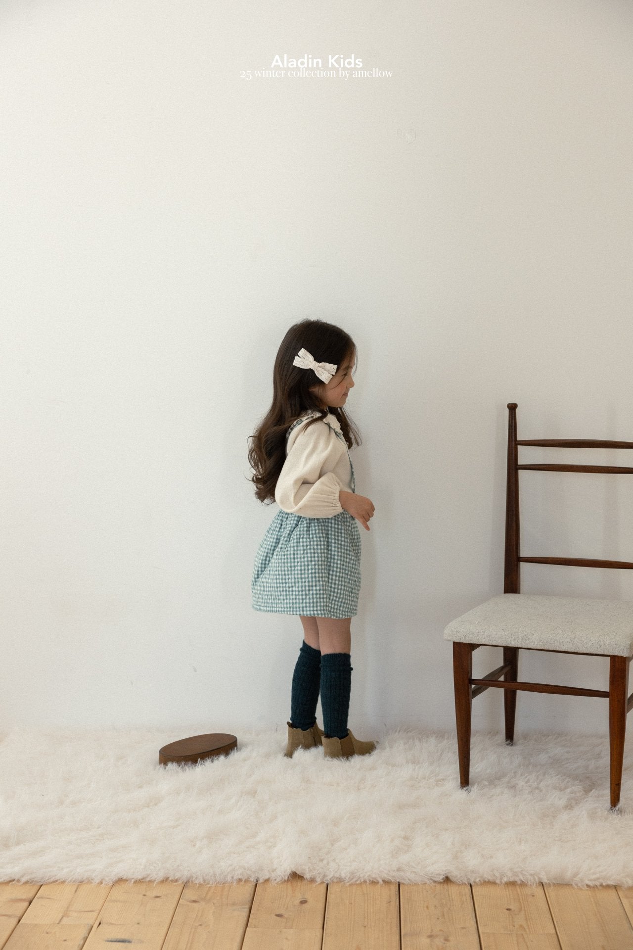 ［aladin］Lace collar blouse