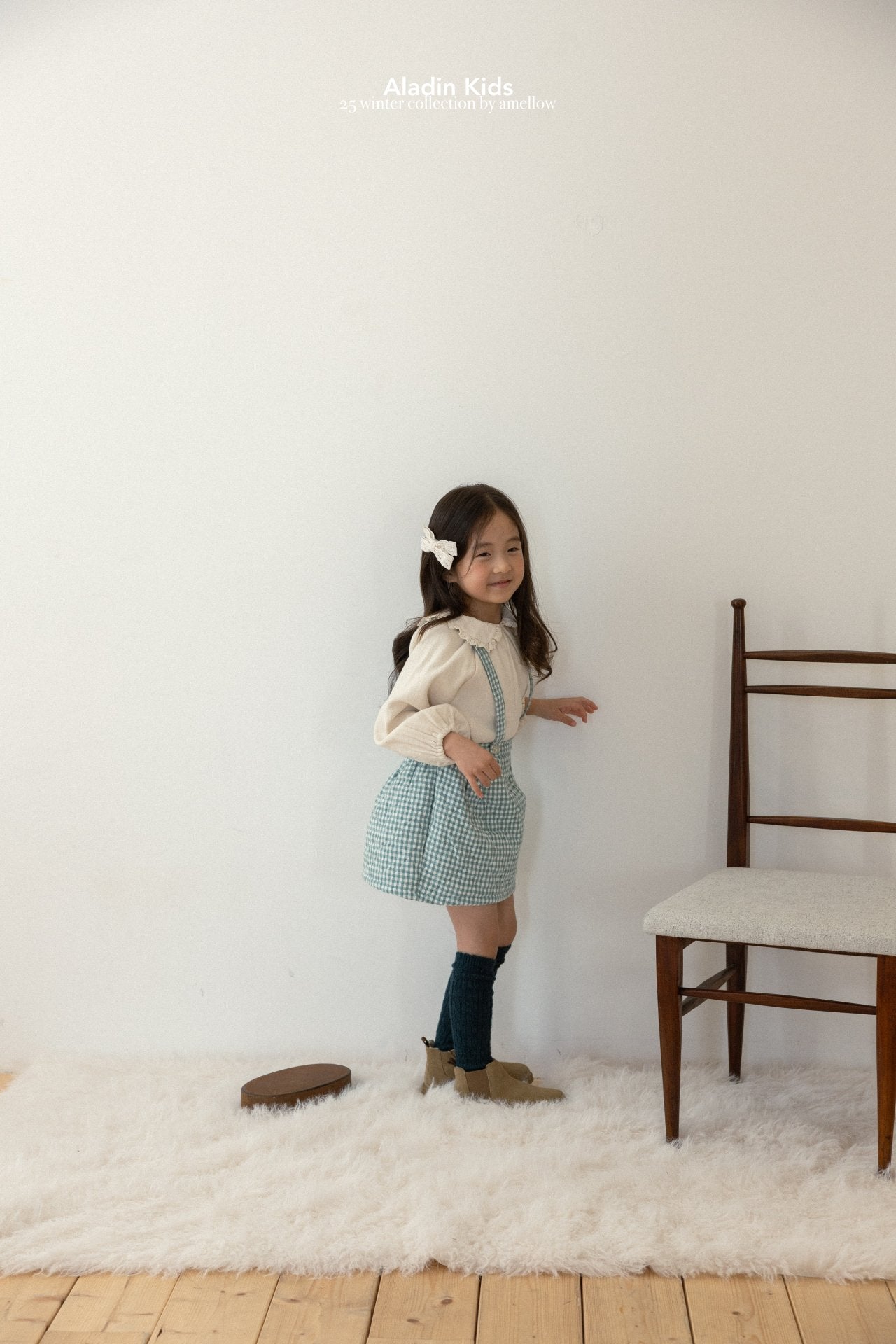 ［aladin］Lace collar blouse