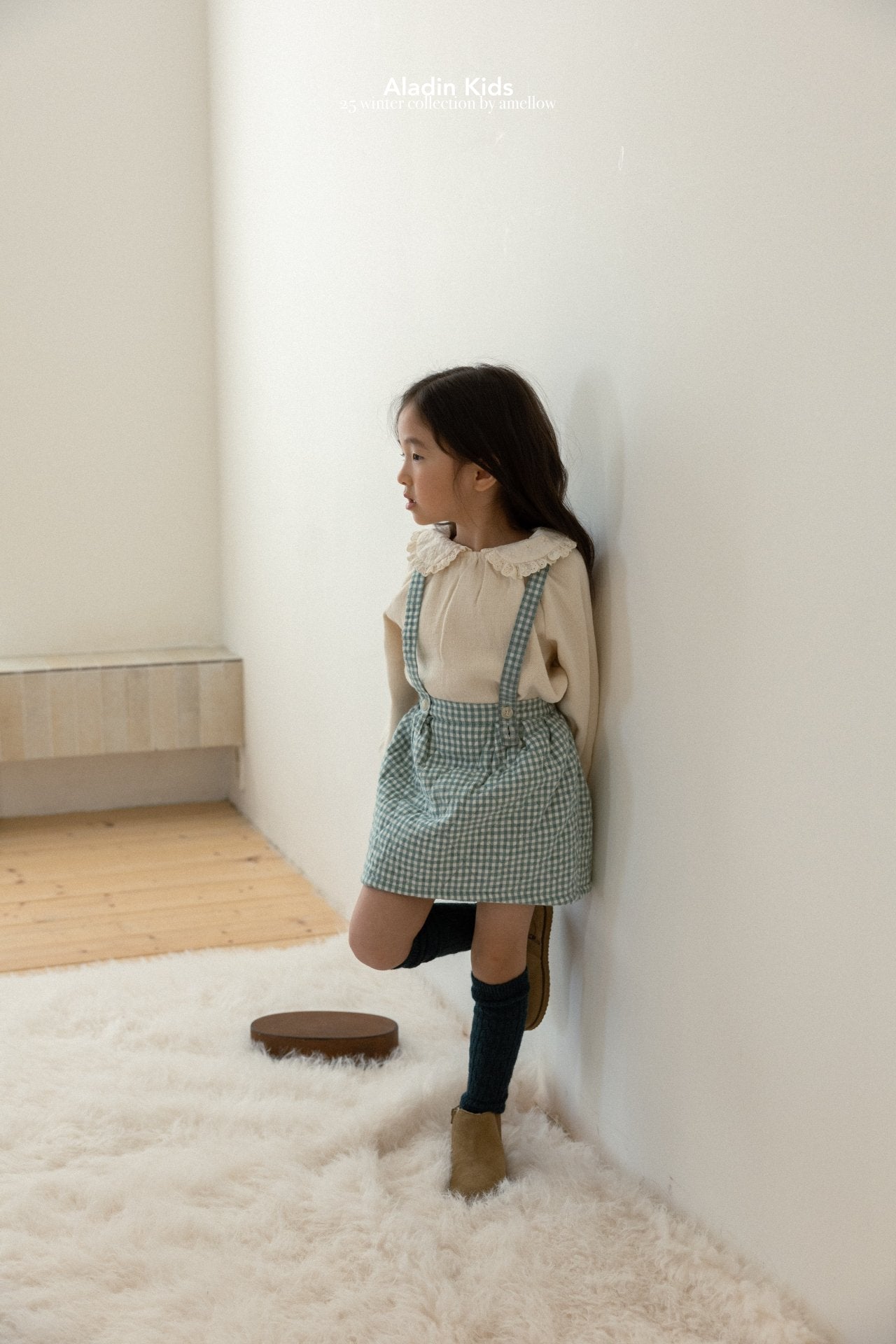 ［aladin］Lace collar blouse