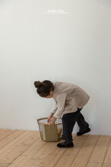 ［aladin］Frill straight pants