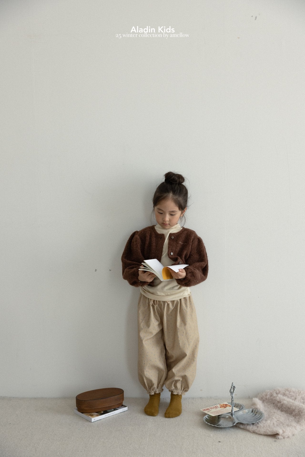 ［aladin］Soft puff cardigan